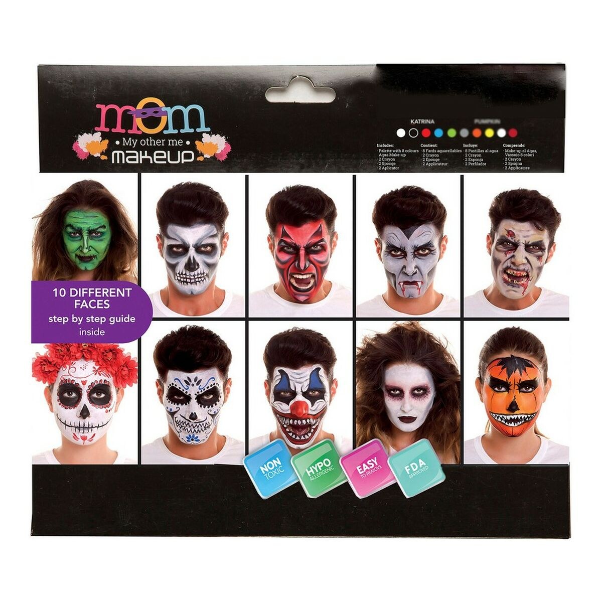 макияжный набор Deluxe взрослых Halloween (20 x 23 x 2 cm)