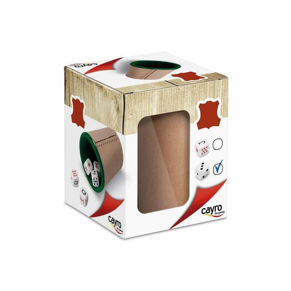 Shaker with Poker Dice