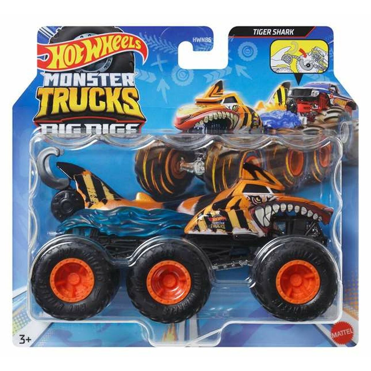 Автомобиль Monster Trucks Big Rigs 1:64