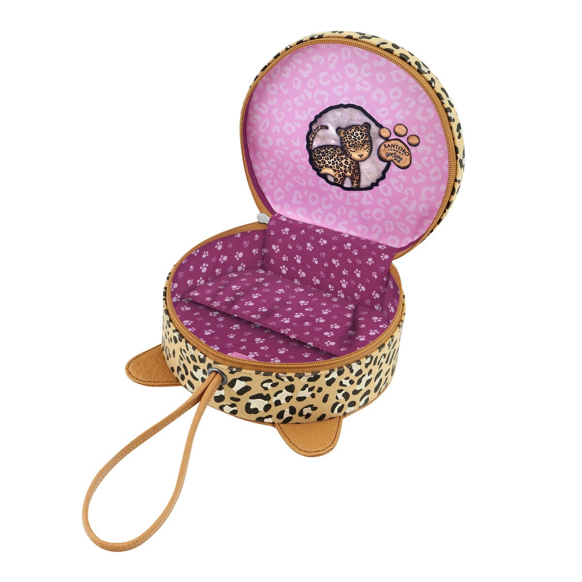 Travel Vanity Case Leopard (19,5 x 17,5 x 8 cm)