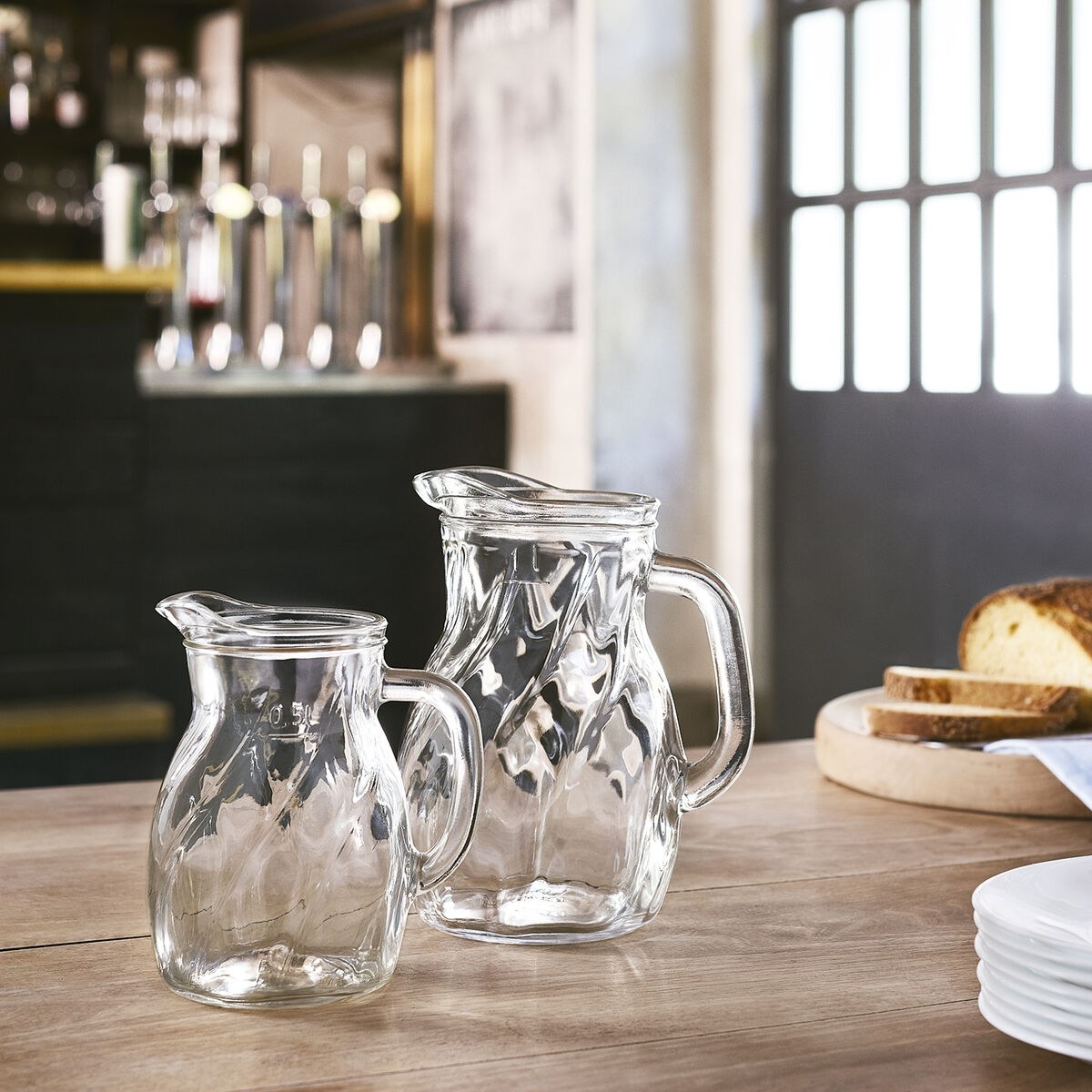 Кружка Bistrot Twist Прозрачный 1,17 L Cтекло