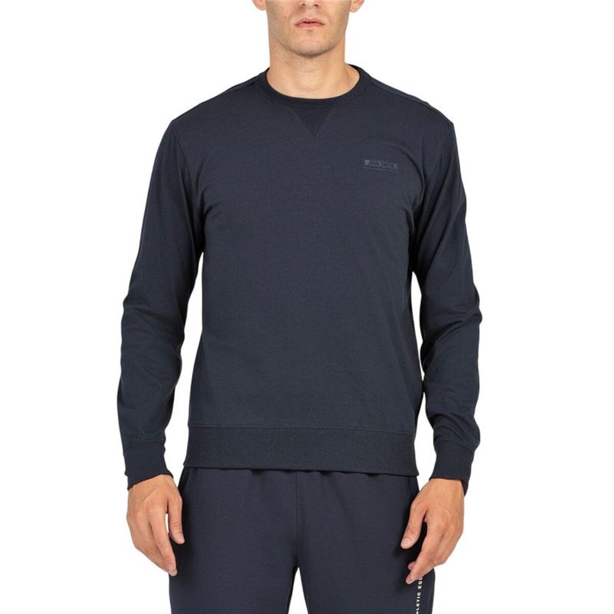 Men’s Sweatshirt without Hood Fomal Dark blue Navy Blue