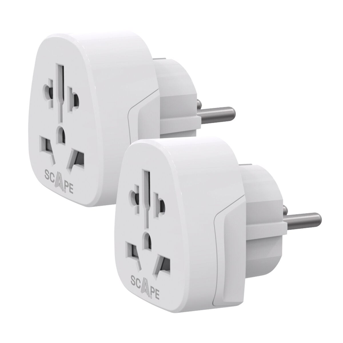 Plug adapter 830DE (2PCS) Plastic