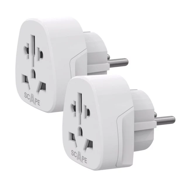 Plug adapter 830DE (2PCS) Plastic