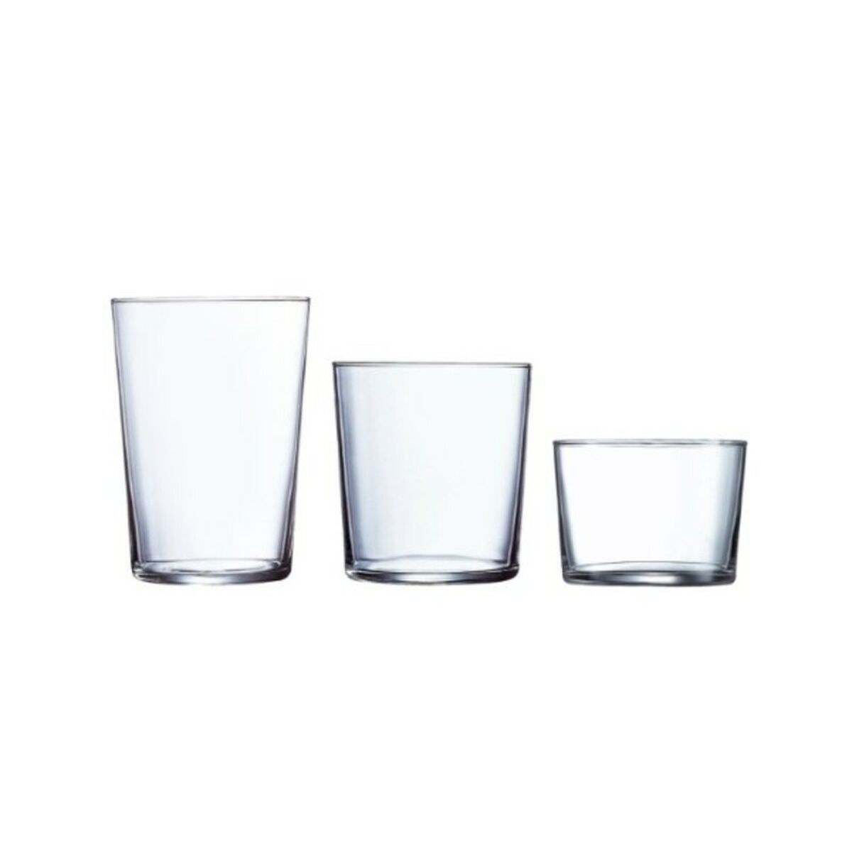Набор стаканов Gorbea Прозрачный Cтекло 6 Предметы (18 pcs)