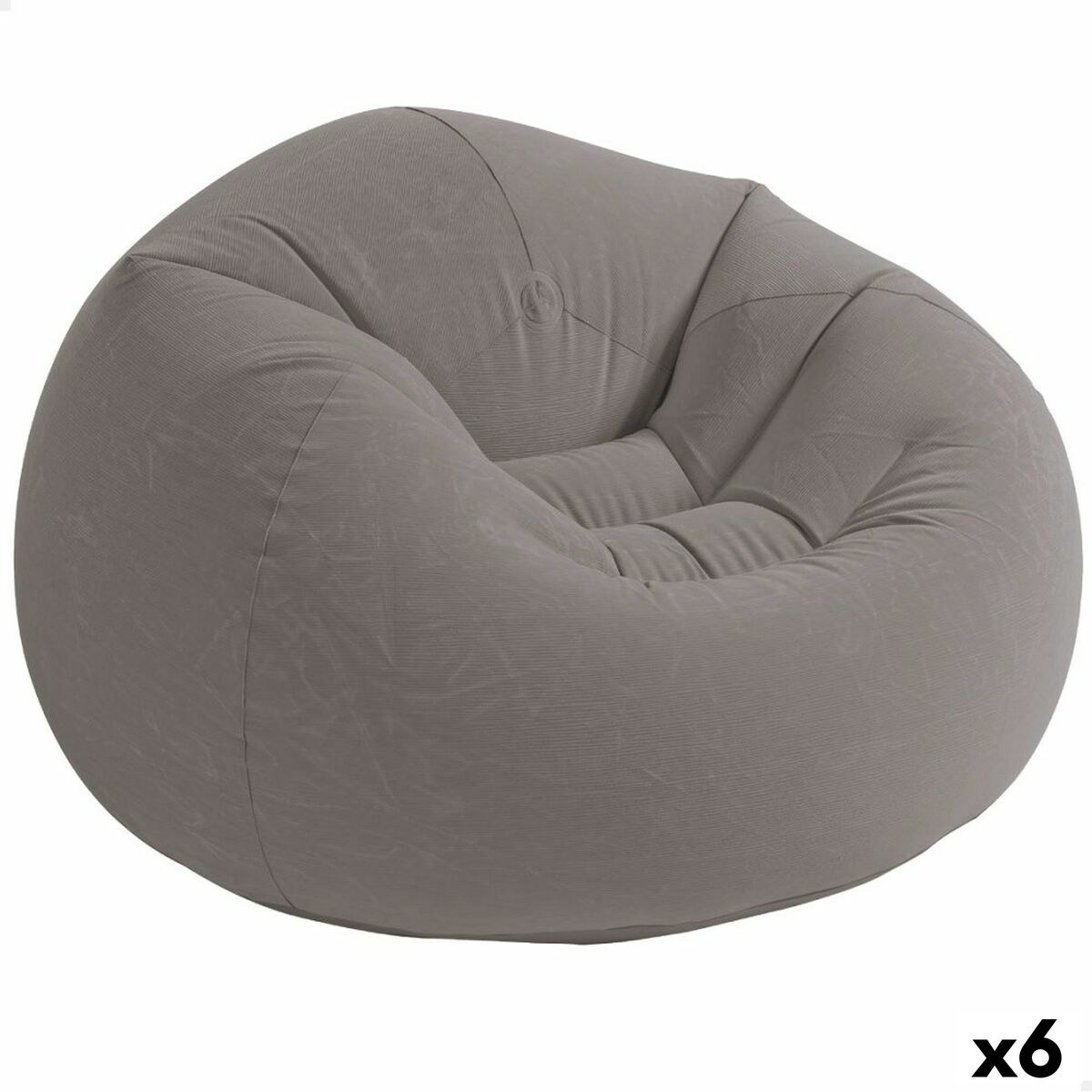 Inflatable Armchair Grey 107 x 69 x 104 cm 114 x 71 x 114 cm (6 Units)