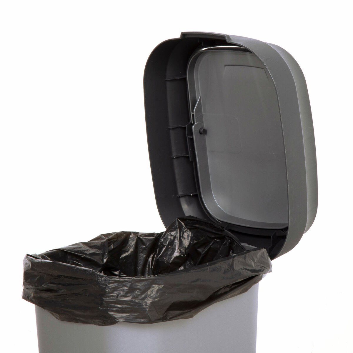 Waste bin Dark grey Plastic 50 L (6 Units)