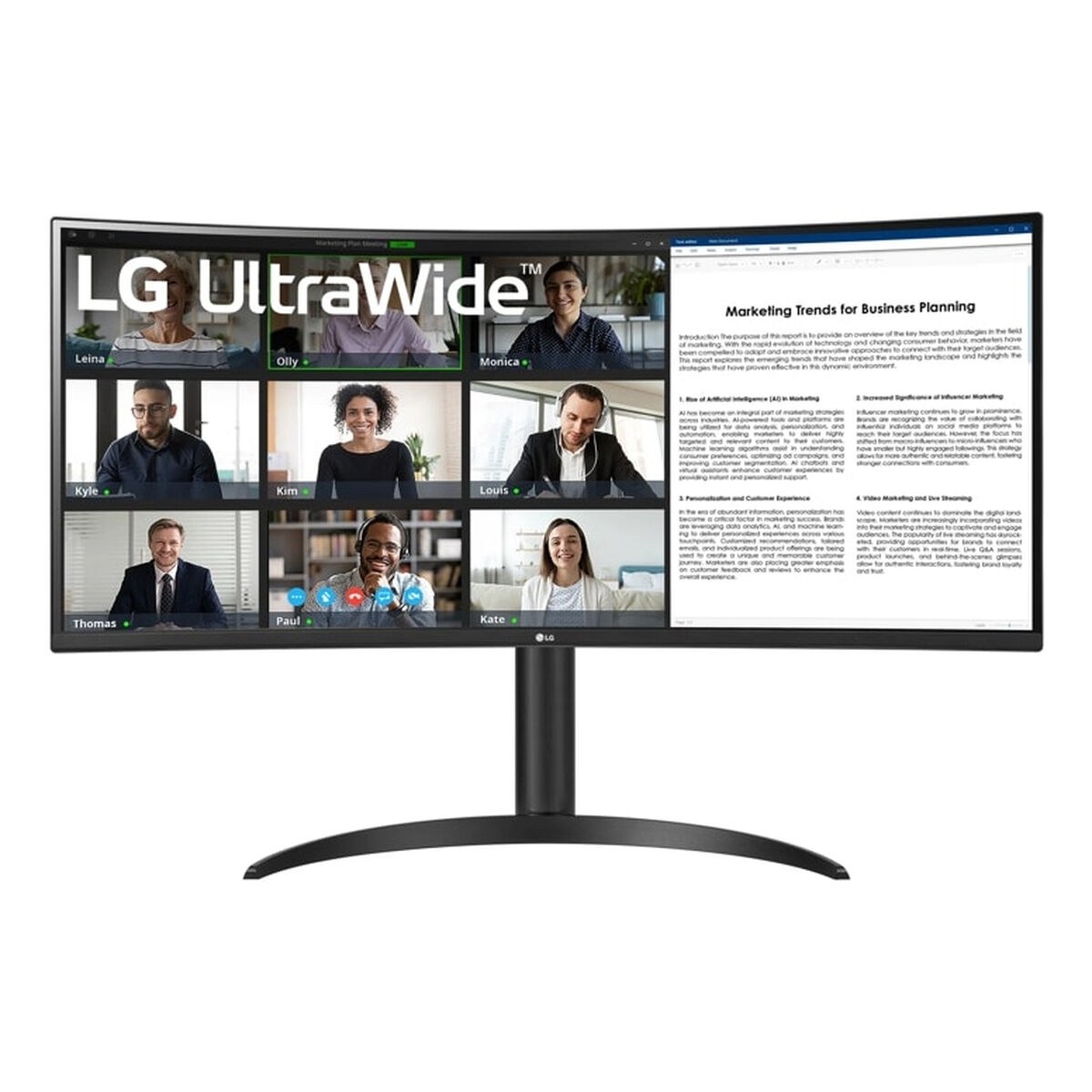 Монитор 34WR55QK-B 34" 4K Ultra HD Wide Quad HD