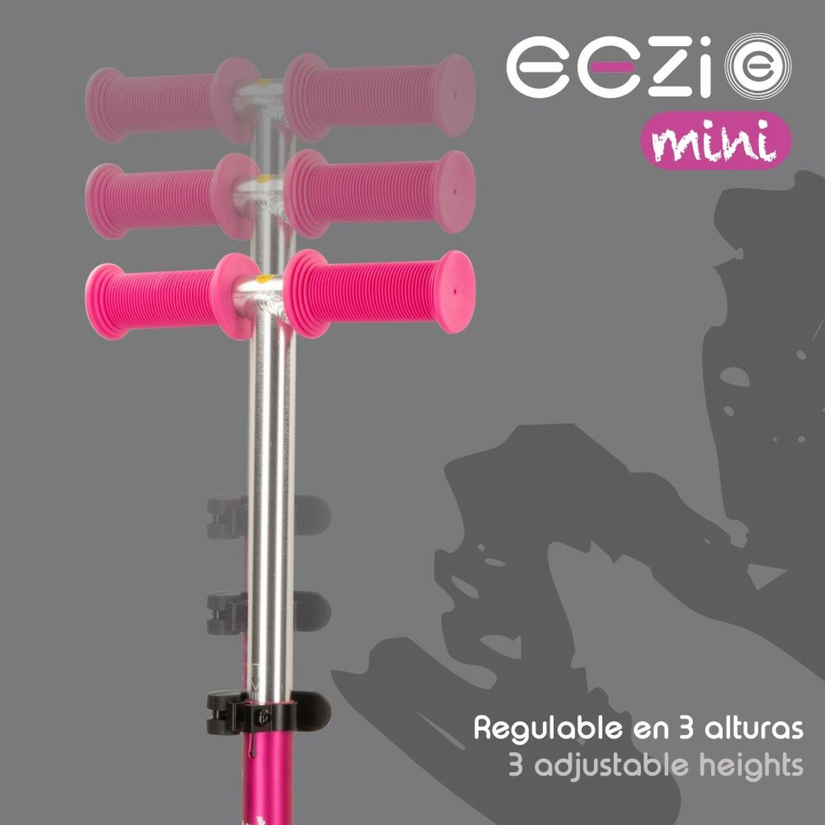 Scooter Polyurethane Aluminium Fuchsia
