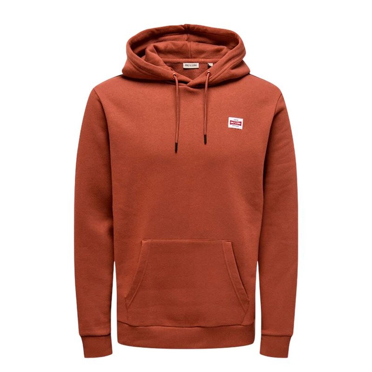 Толстовка с капюшоном мужская Onsdawson Reg Hoodie Vd Коричневый