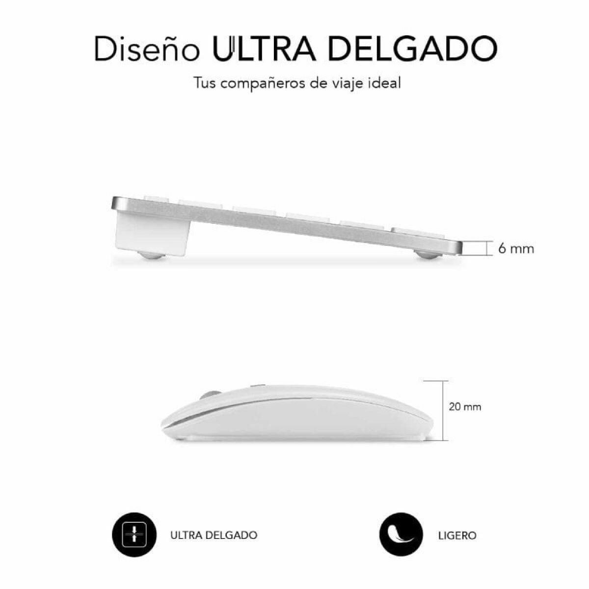 Keyboard and Mouse SUBKBC-OCO010 Silver