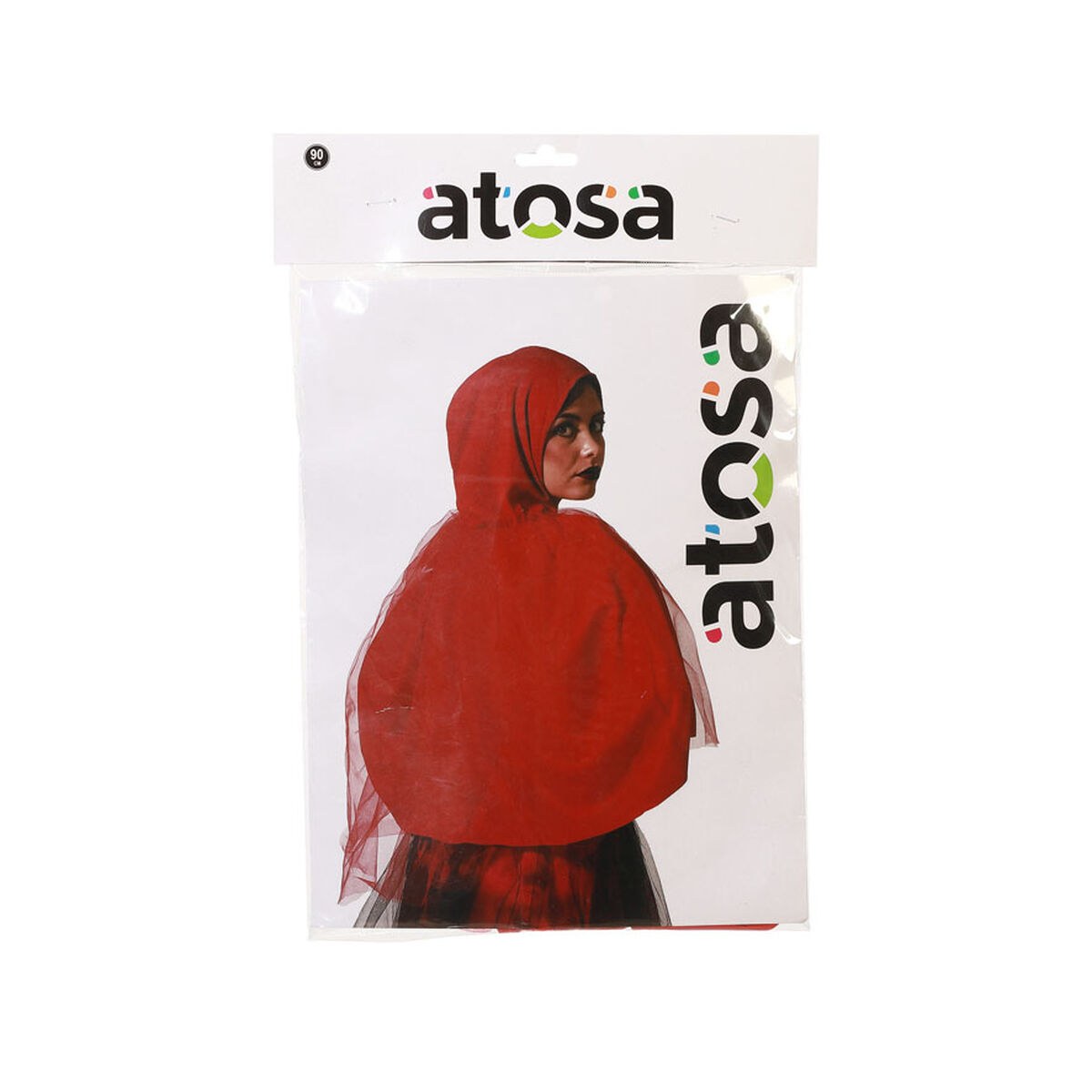 Cloak Red One size 90 cm