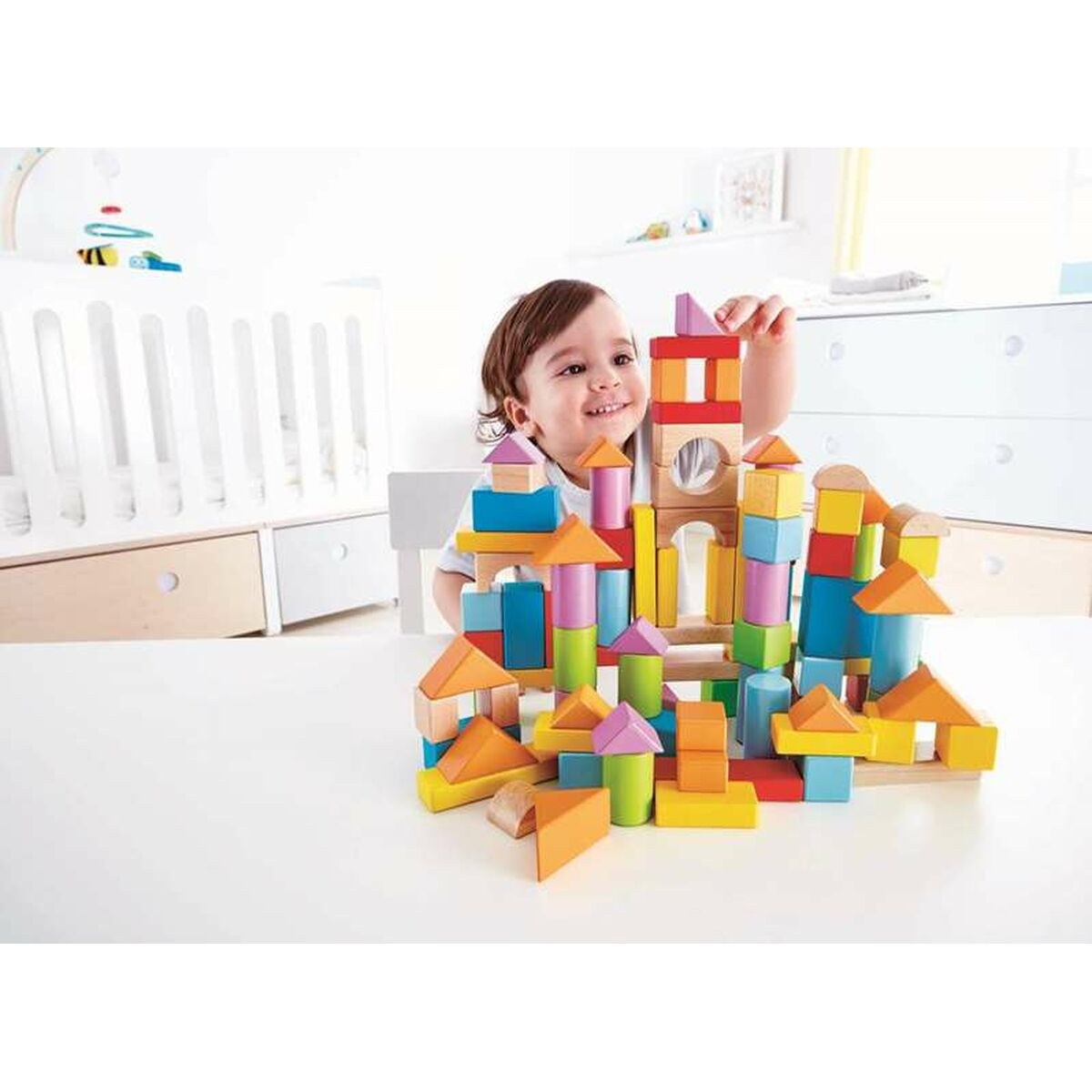 Building Blocks Game 101 Pieces 27 x 22 x 13 cm