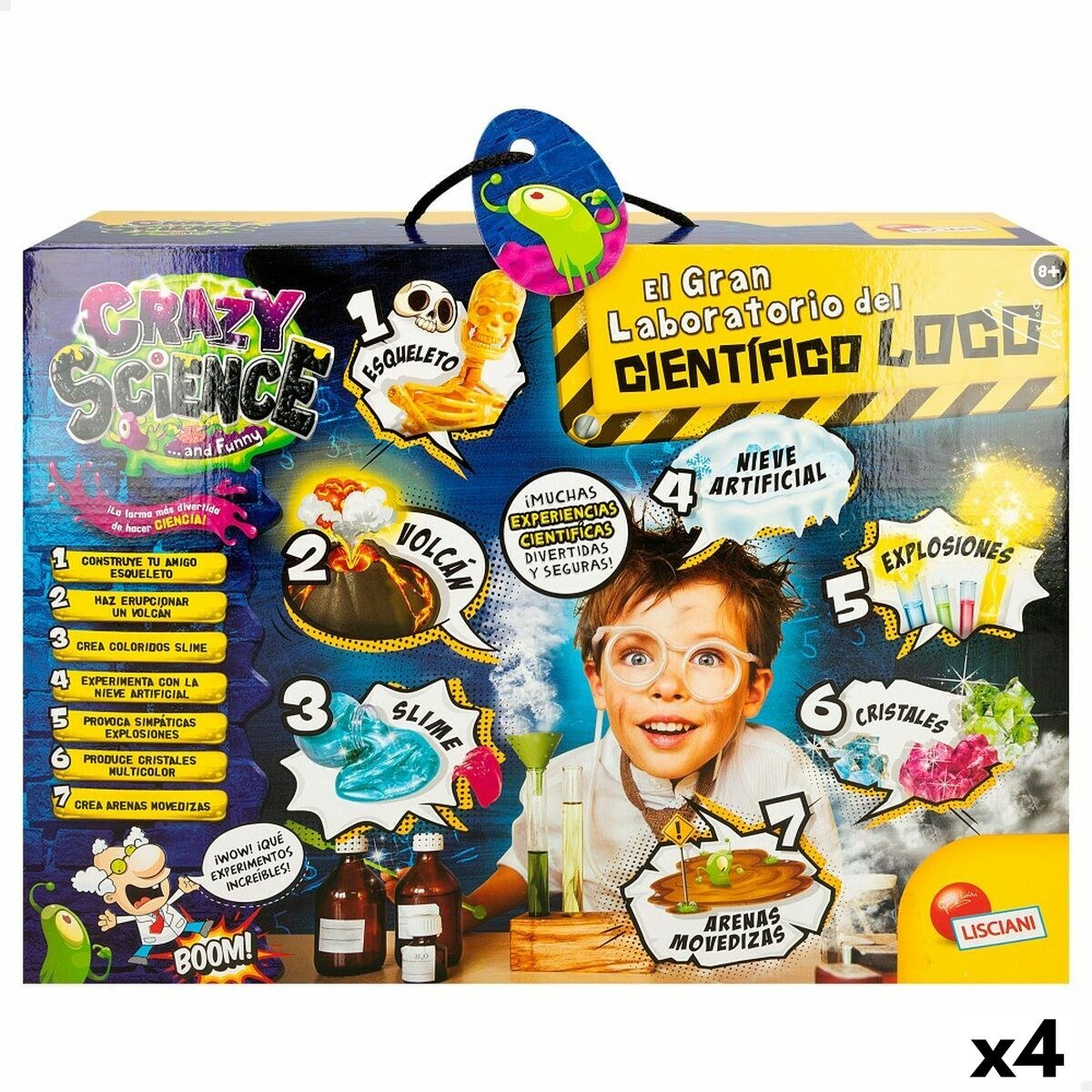 Научная игра El gran laboratorio del científico loco ES (4 штук)