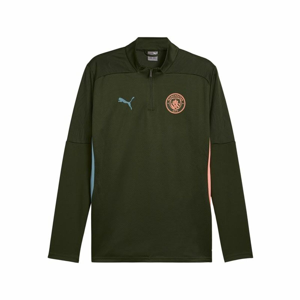 Тренировочная толстовка для взрослых Manchester City 24/25 Training Оливковое масло