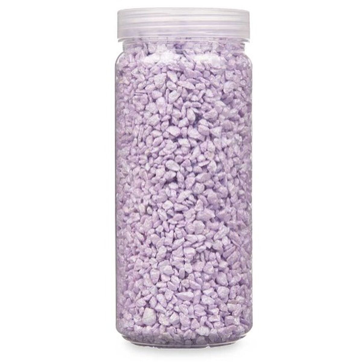 Декоративные камни Лиловый 2 - 5 mm 700 g 6,5 x 15,5 x 6,5 cm 6,2 x 15,3 x 6,2 cm (12 штук)