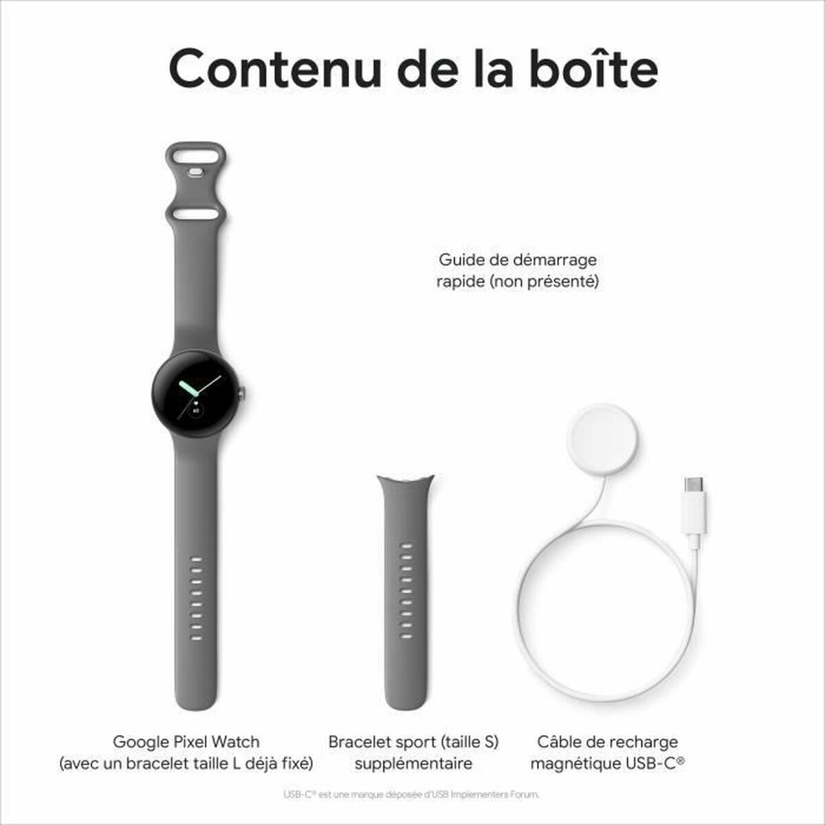 Умные часы Pixel Watch Чёрный 1,2" 1,6"