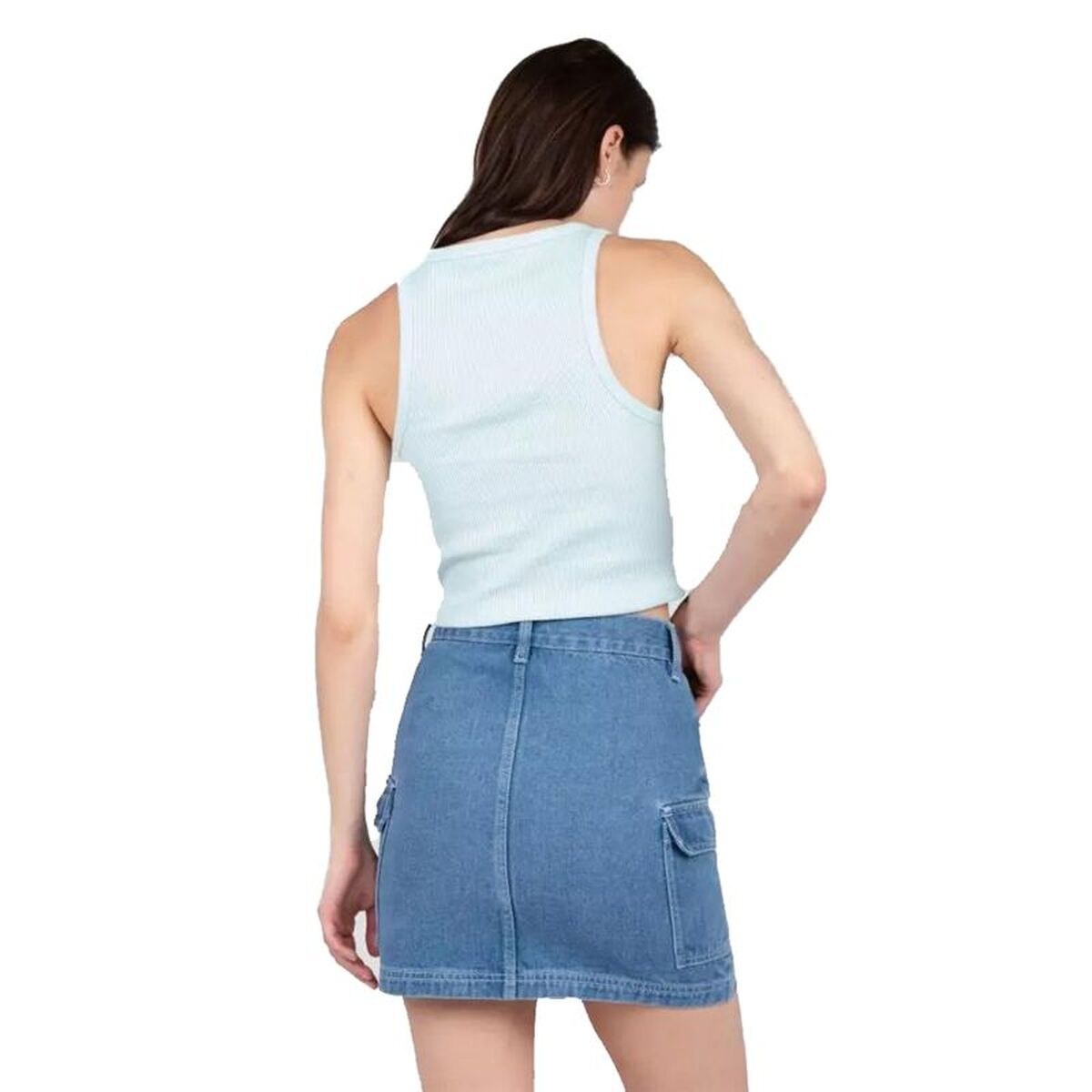 Women's Sleeveless T-shirt Sky blue