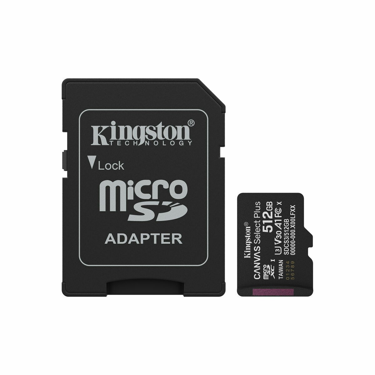 Micro SD Memory Card with Adaptor SDCS3/512GB 512 GB