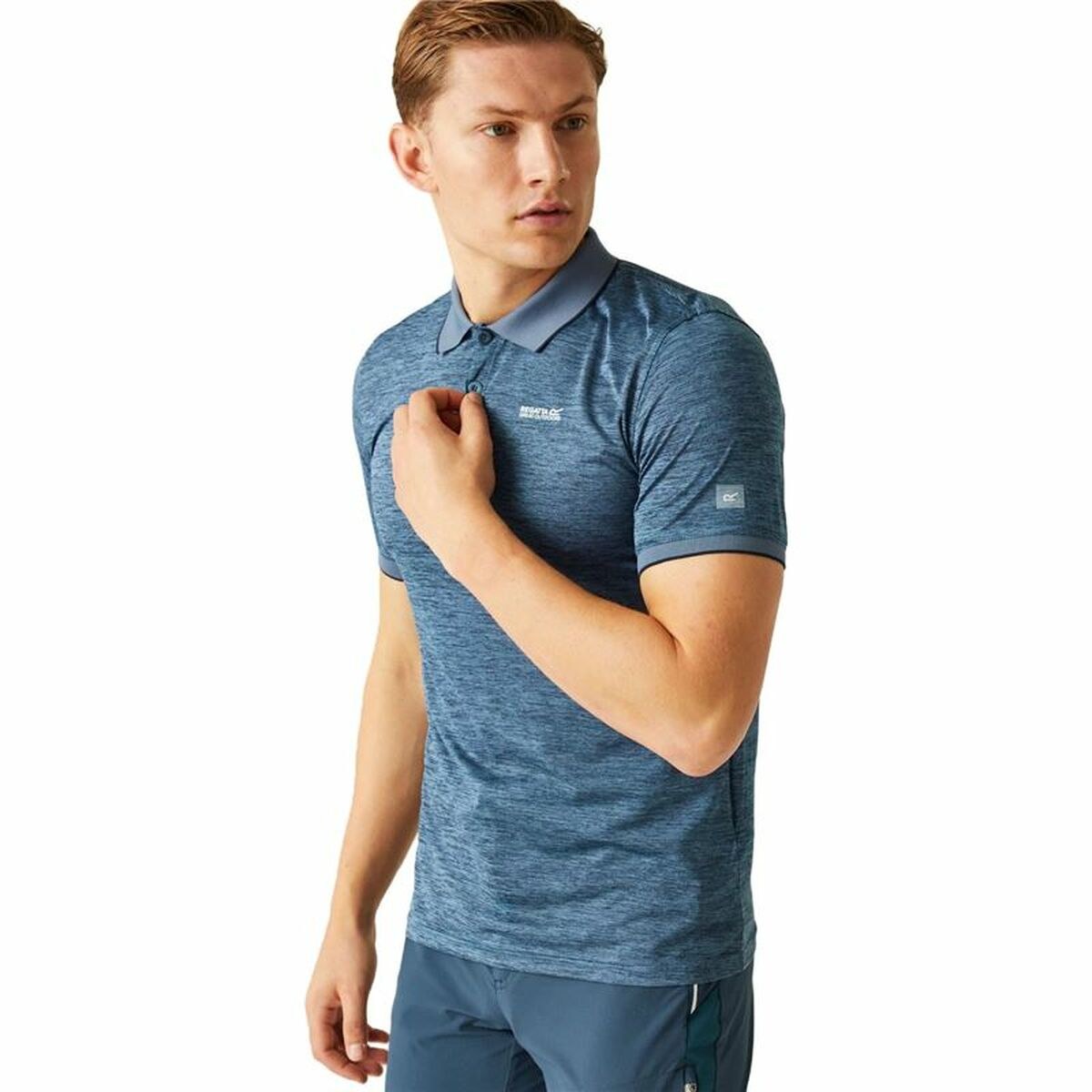 Men’s Short Sleeve Polo Shirt Remex II Blue