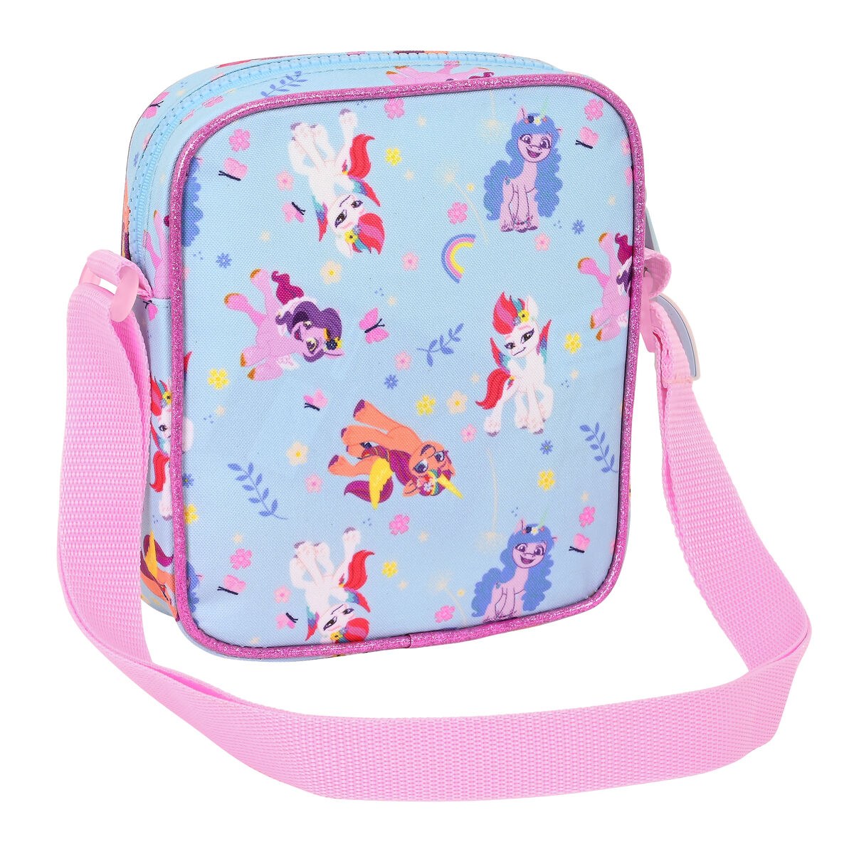 Shoulder Bag Wild & free Blue Pink 16 x 18 x 4 cm