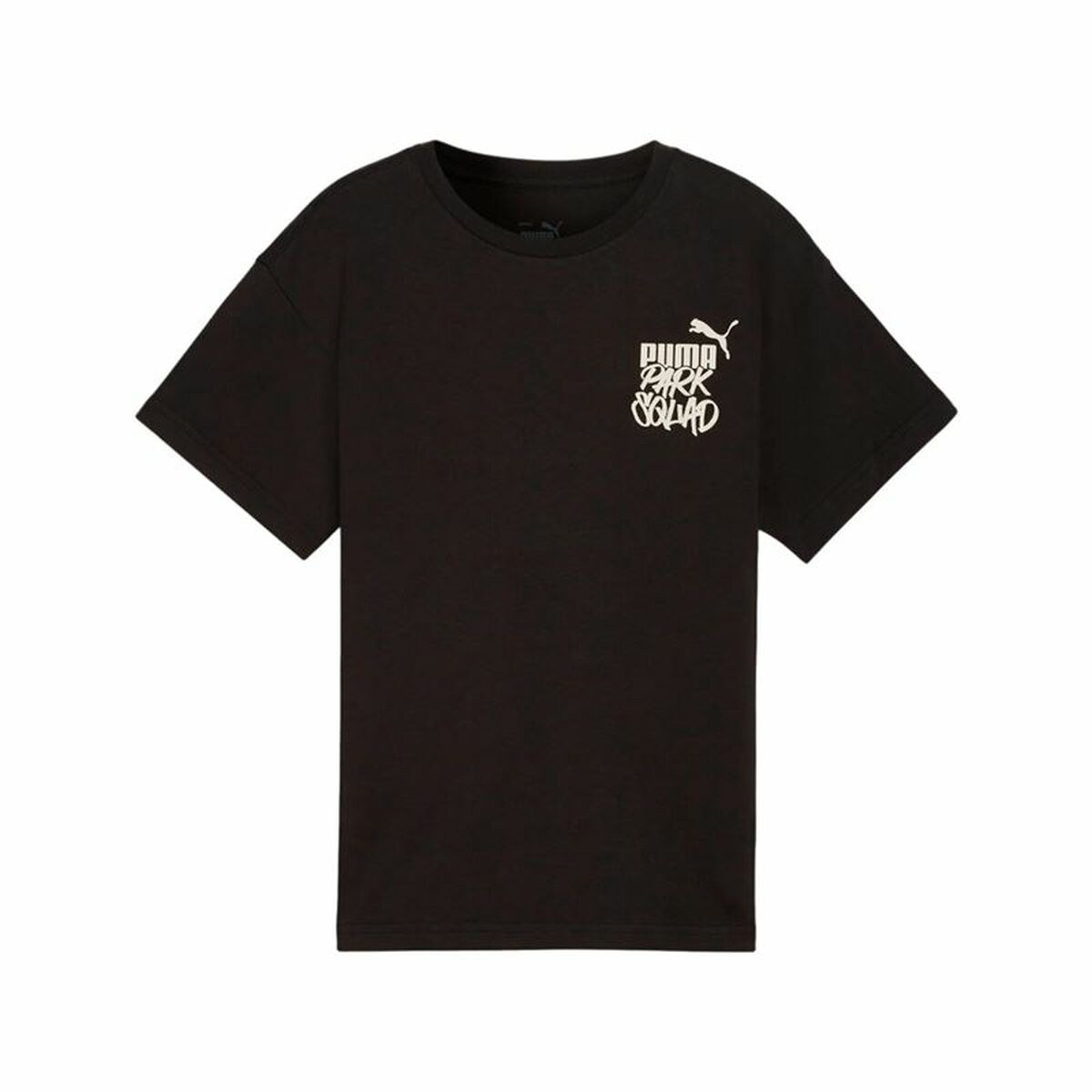 Child's Short Sleeve T-Shirt Essenntials+ Mid 90S Graphic Black