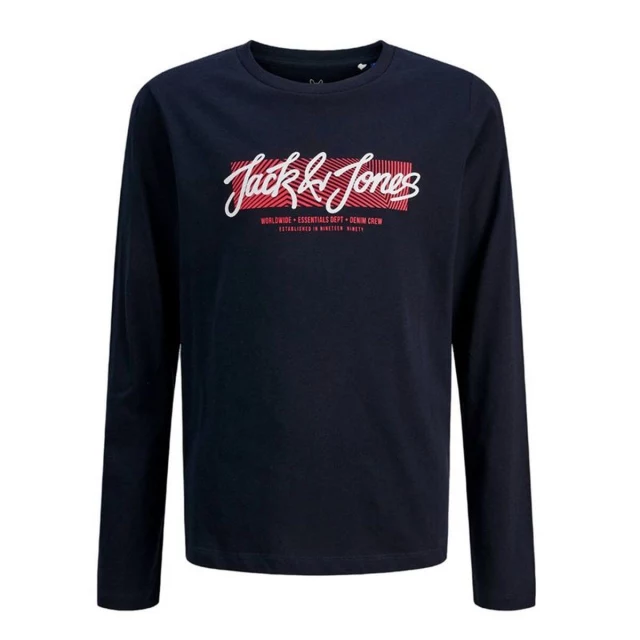 Children’s Long Sleeve T-shirt Jjurban Ls Crew Neck Sky Navy Blue