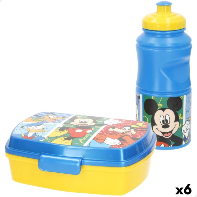 Контейнер для бутерброда Пластик 380 ml 17 x 5,5 x 13,5 cm (6 штук)