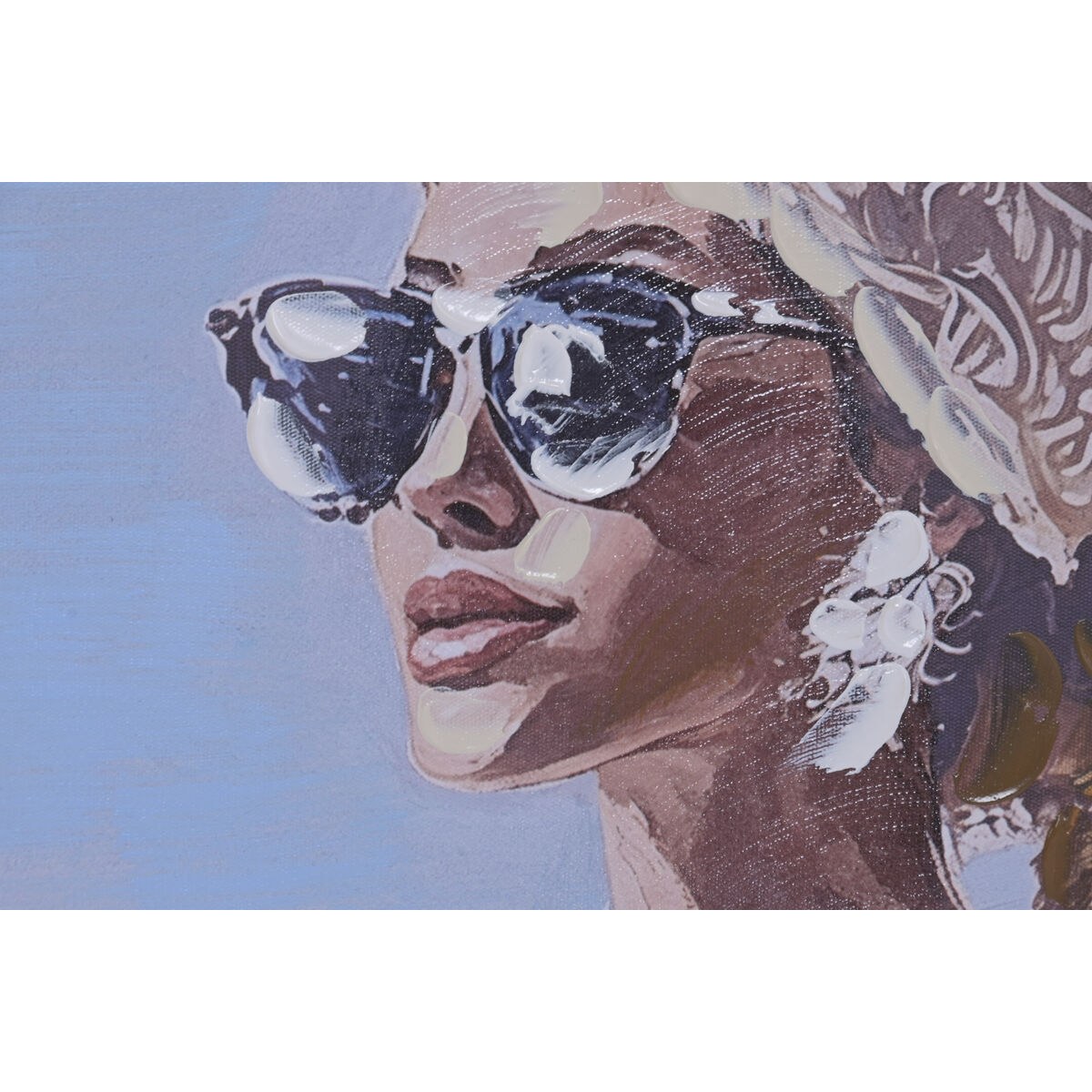 Полотно Синий Белый Средиземноморье chica 70 x 3,5 x 100 cm (2 штук)