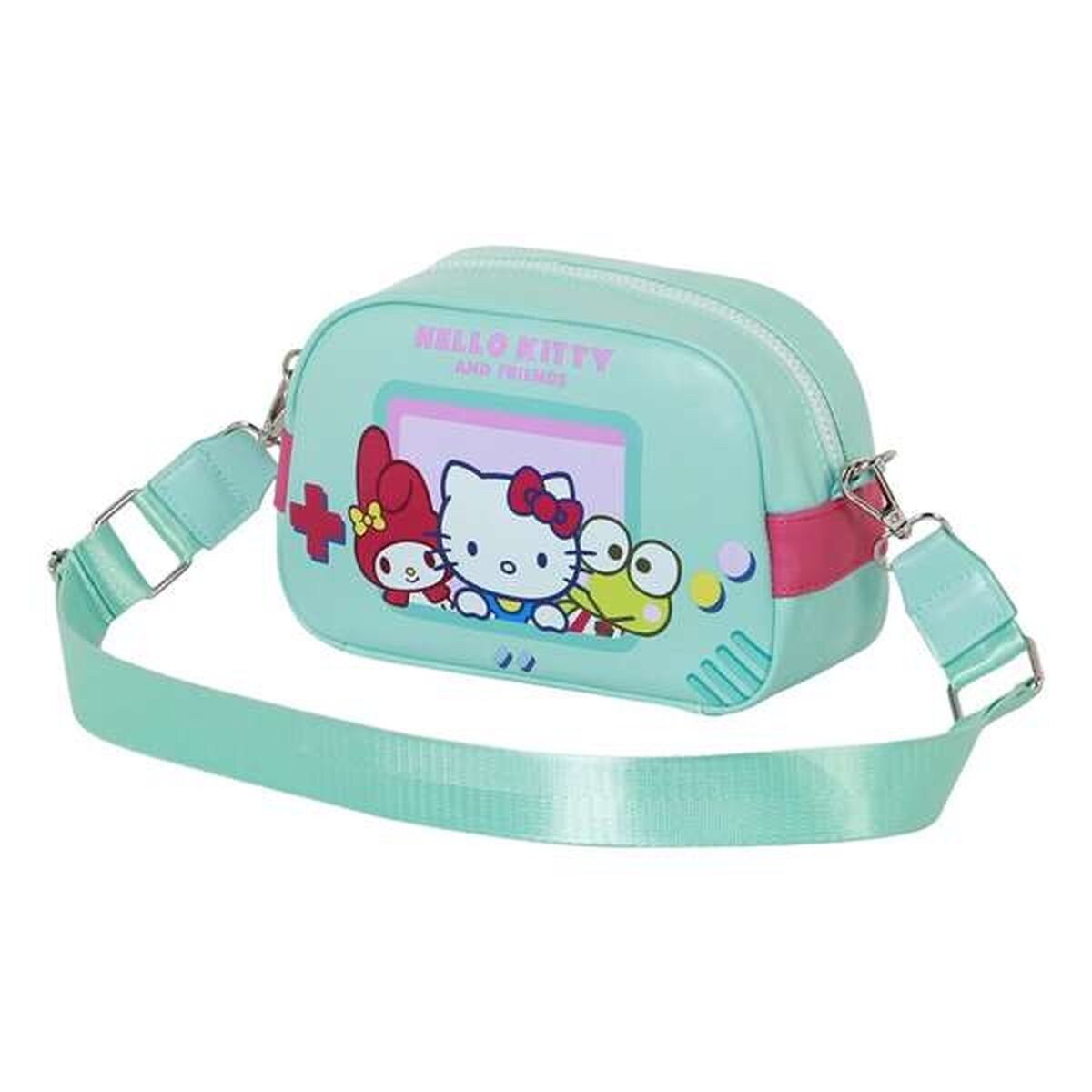 Shoulder Bag Turquoise 14 x 23 x 9 cm