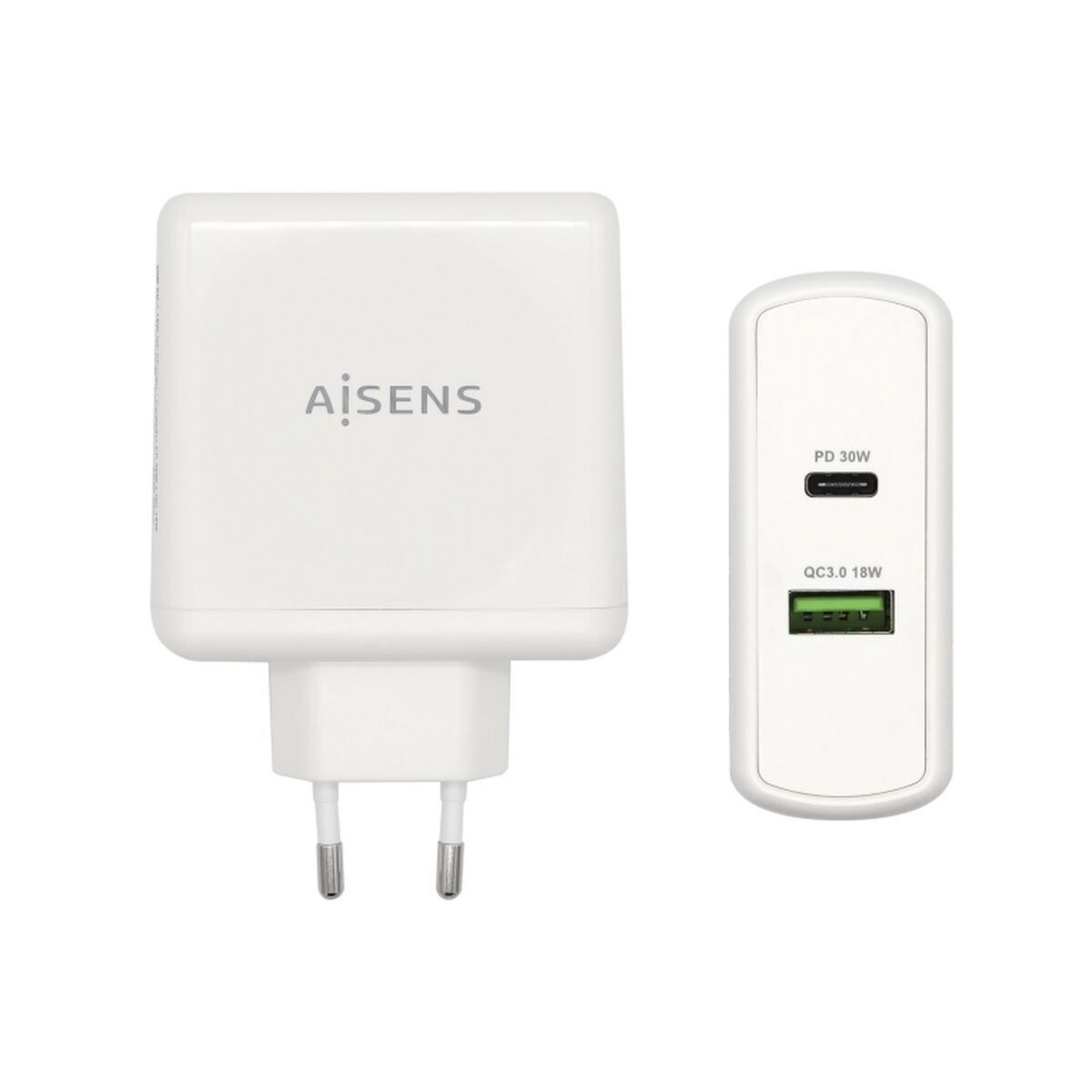 Автомобильное зарядное устройство с USB-портами ASCH-2PD30QC-W 48 W Белый
