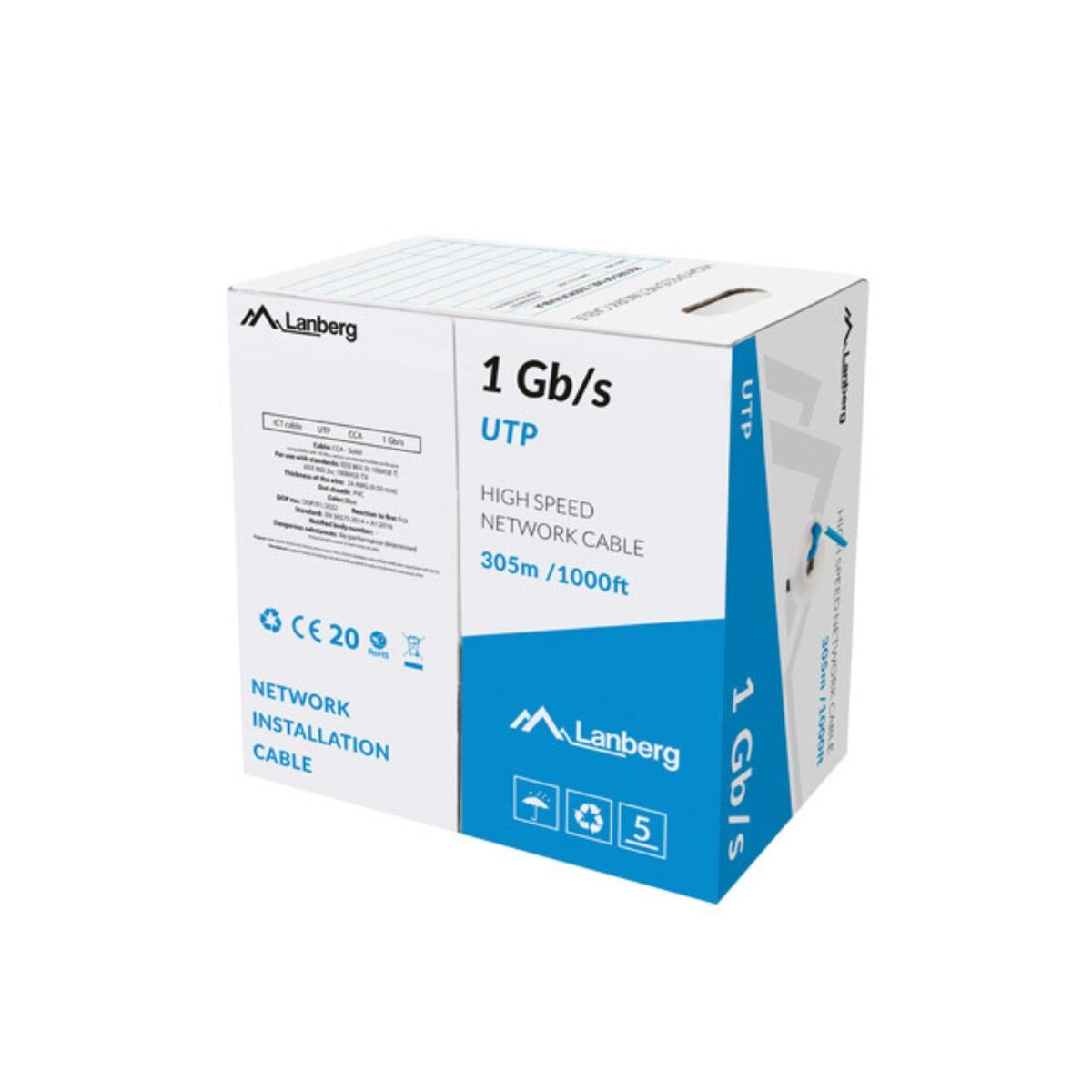 Ethernet LAN Cable LCU6-10CC-0305-B 305 m
