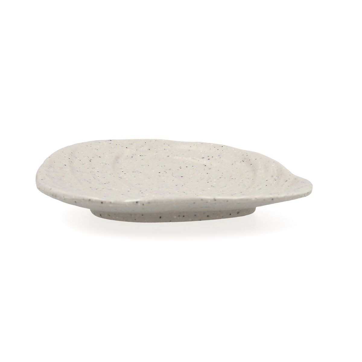 Flat Plate Ikonic Grey Plastic Melamin 16 x 12,7 x 2,3 cm (12 Units) (Pack 12x)