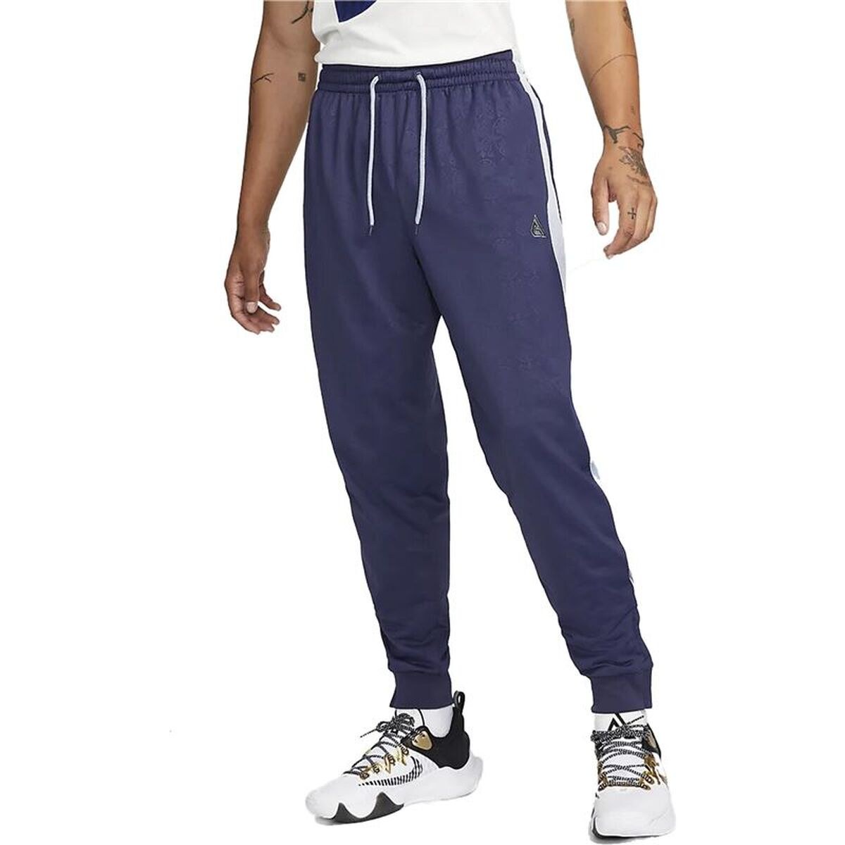 Long Sports Trousers Gianni Dark blue Men