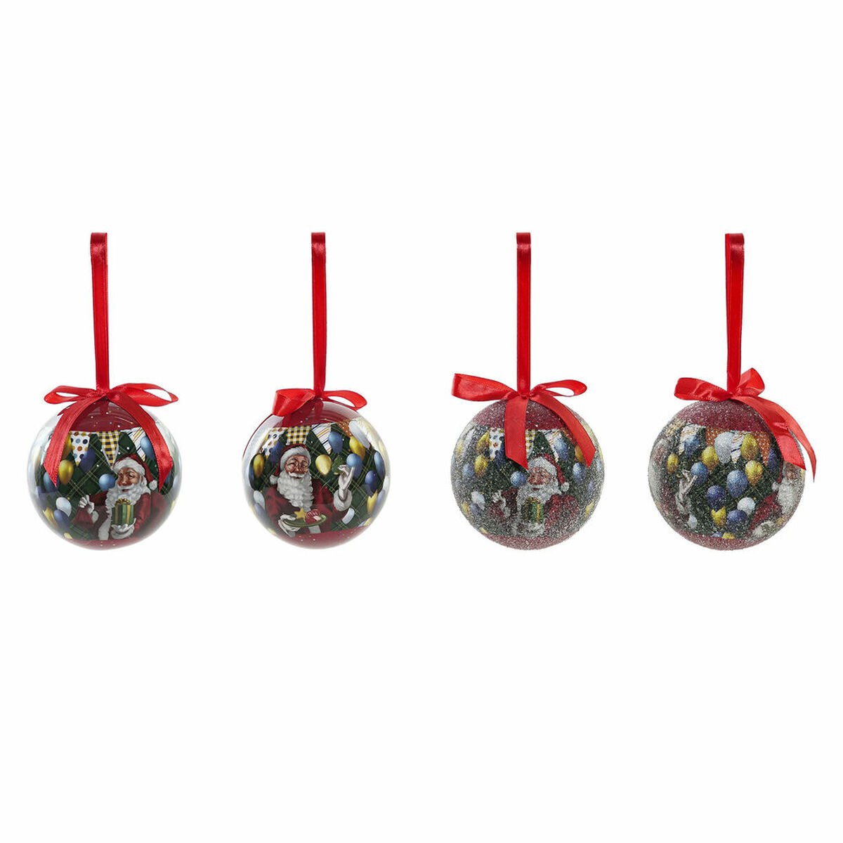Ёлочные шарики Дед Мороз PVC (7 pcs) (7.5 x 7.5 x 12 cm)