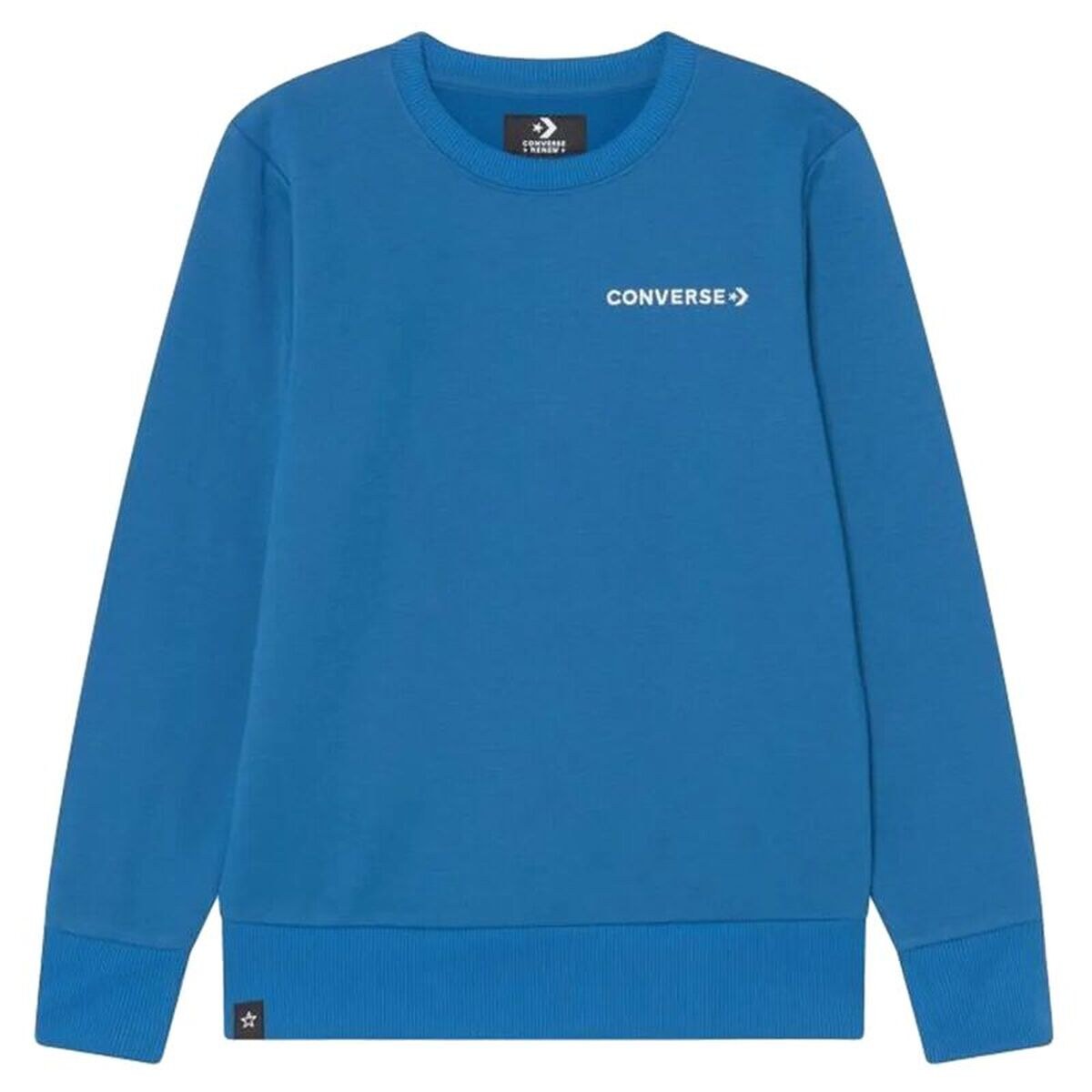 Children’s Sweatshirt without Hood WordMark Crew Blue