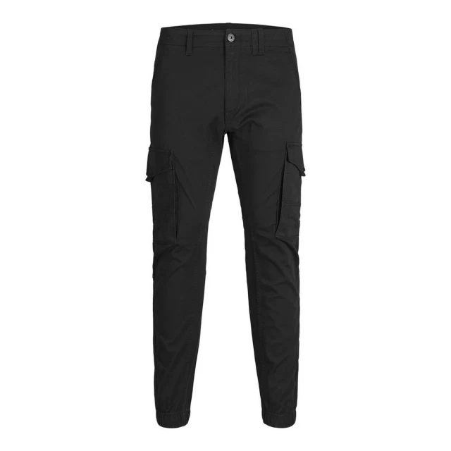 Trousers JPSTPAUL JJFLAKE CARGO NOOS 12139912 Black