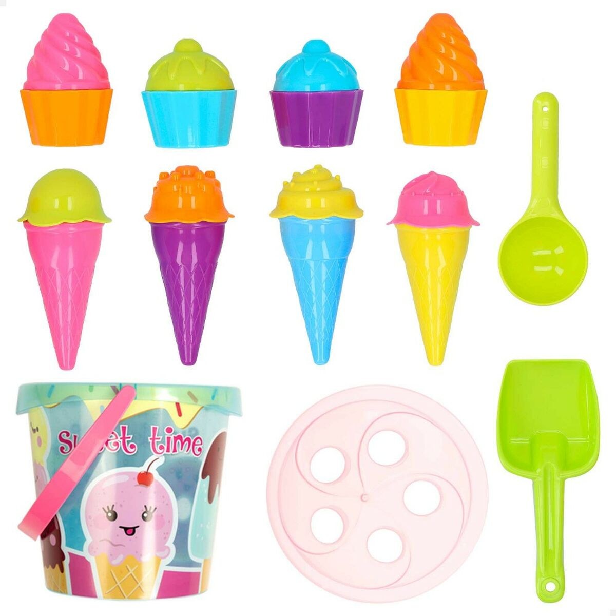 Beach toys set polypropylene (15 Units)