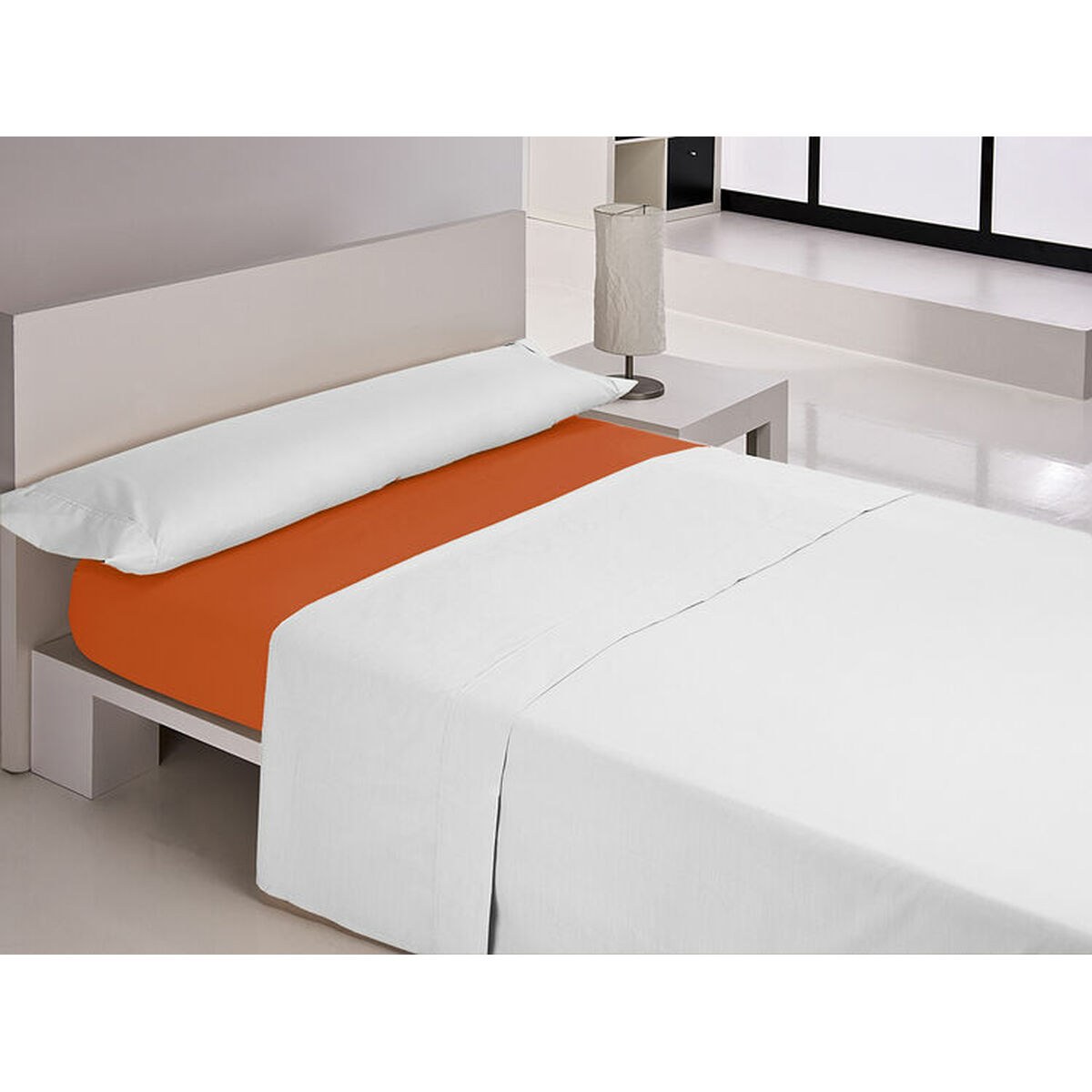 Подогнанный нижний лист MIX COLORS Оранжевый 160 кровать 160 x 200 + 30 cm