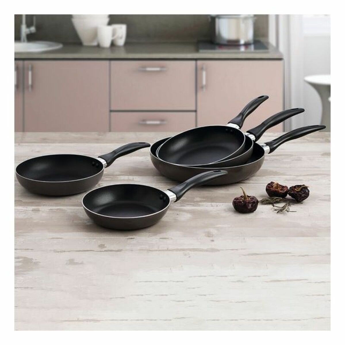 Non-stick frying pan Temis Metal Bakelite