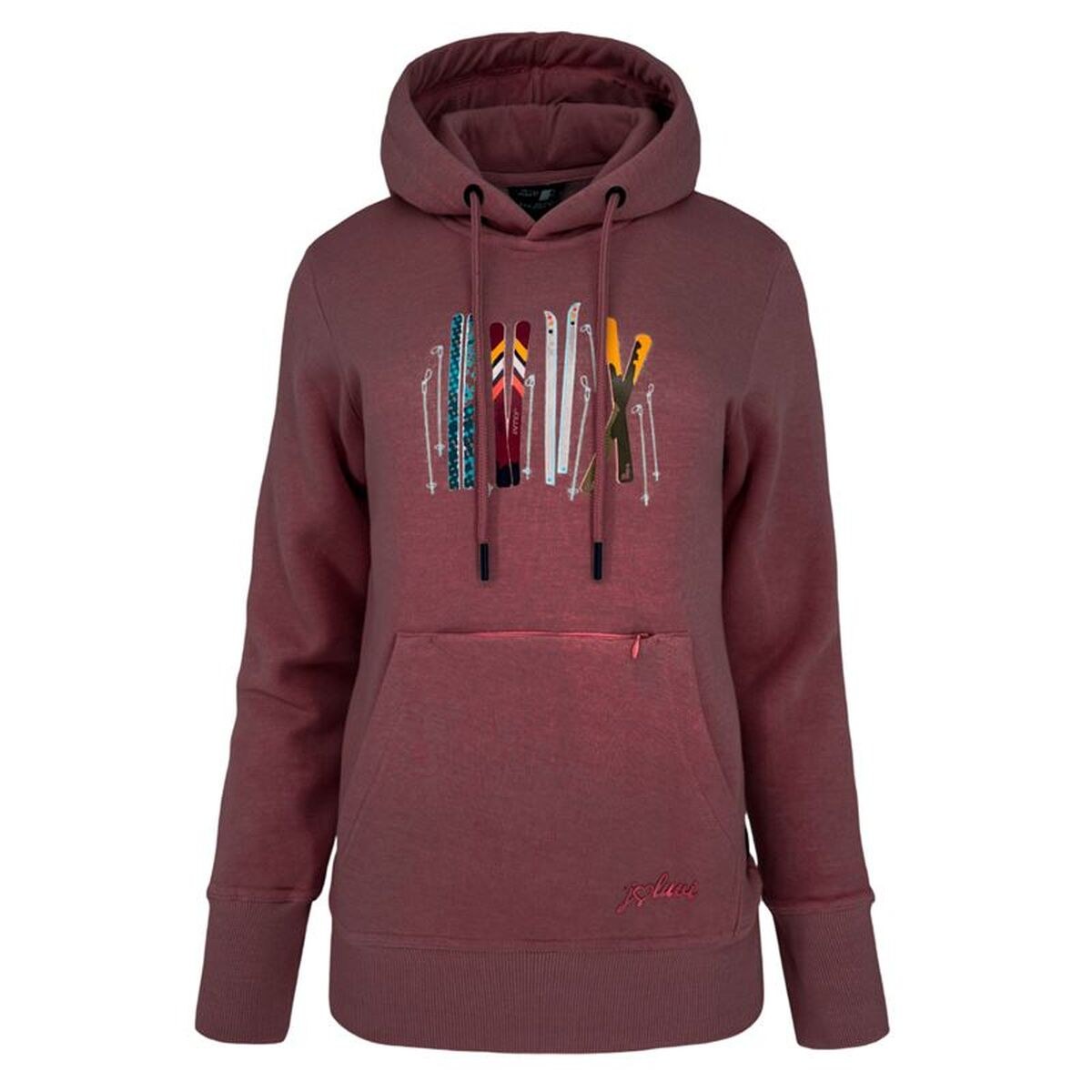 Толстовка без капюшона женская Cotton Ski Коричневый