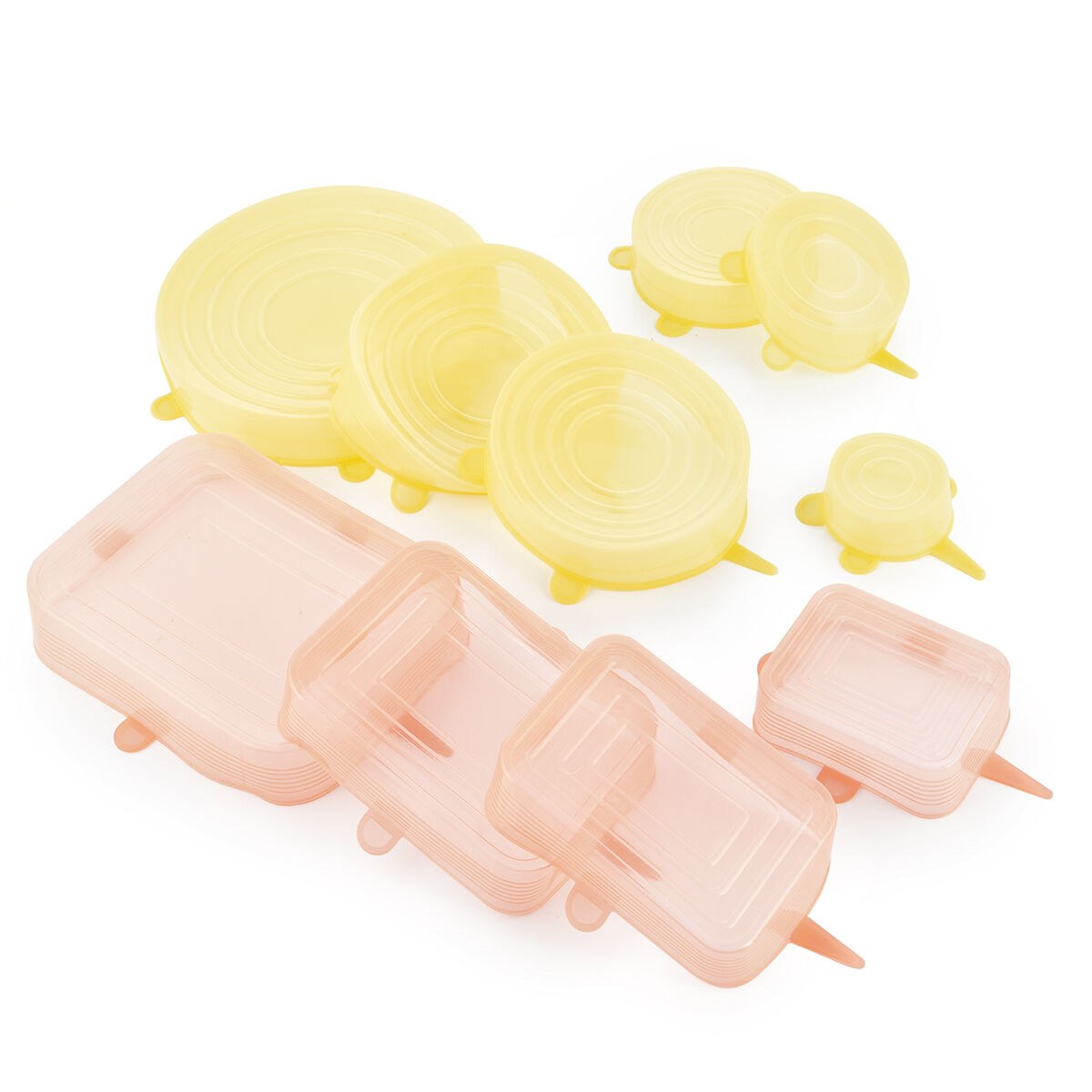 Set of 10 Reusable and Adjustable Kitchen Lids Lilyd