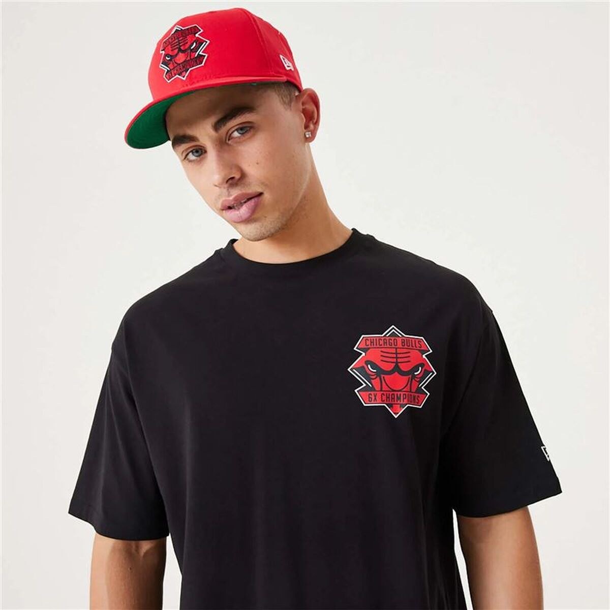 Men’s Short Sleeve T-Shirt Championship Chicago Bulls Black