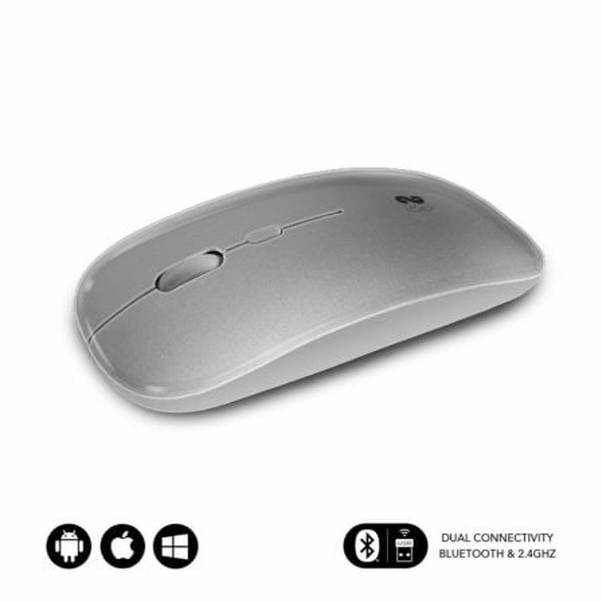 Мышь SUBMO-DFLAT22 Серебристый 1600 dpi