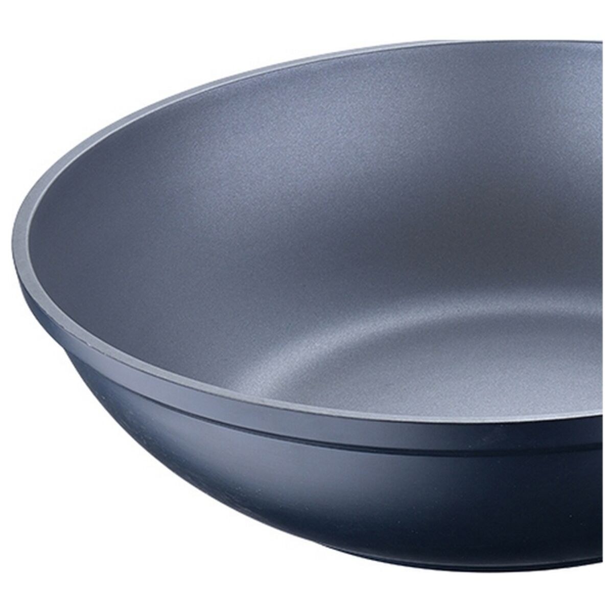 Wok Pan Indigo Black Aluminium (Ø 28 cm)