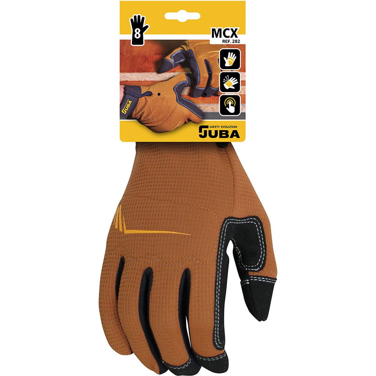 Work Gloves Mecanix Synthetic Leather Spandex Touchpad