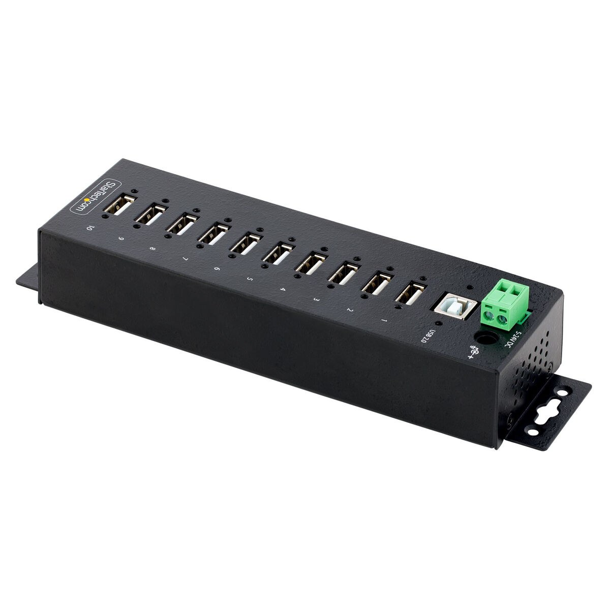 USB-разветвитель USB210AIND-USB-A-HUB Чёрный