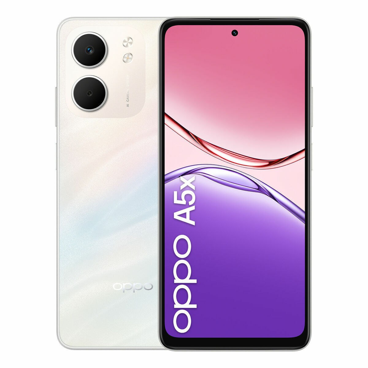 Smartphone A5X WHITE 6,67" Octa Core Qualcomm Snapdragon 6s 4g Gen1 4 GB RAM 128 GB White