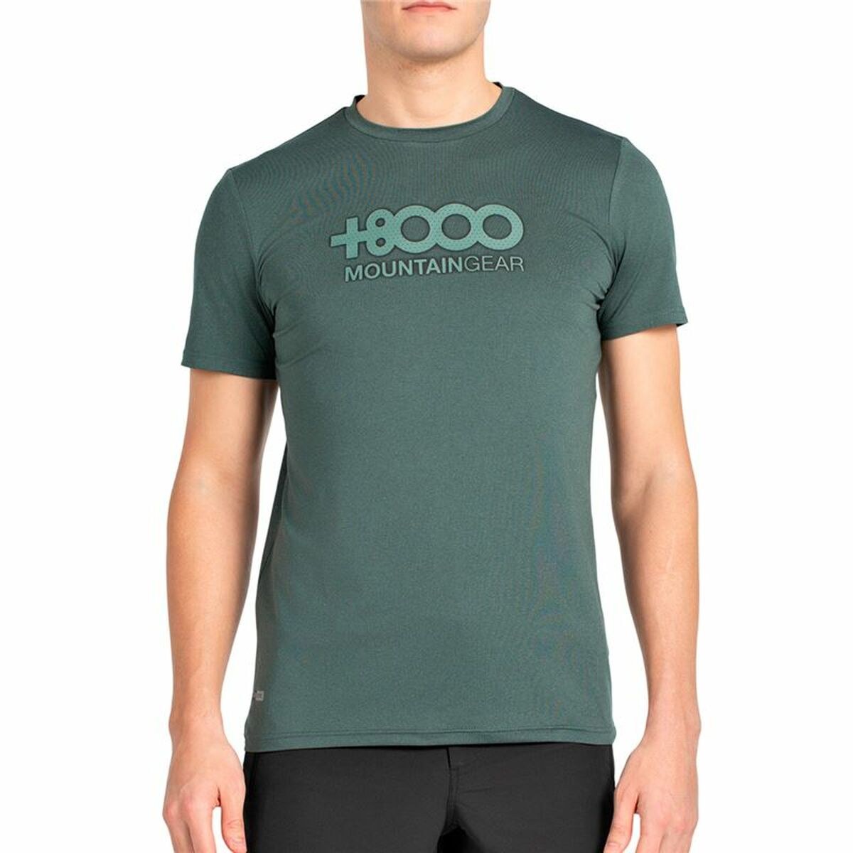 Short-sleeve Sports T-shirt Pipe Green