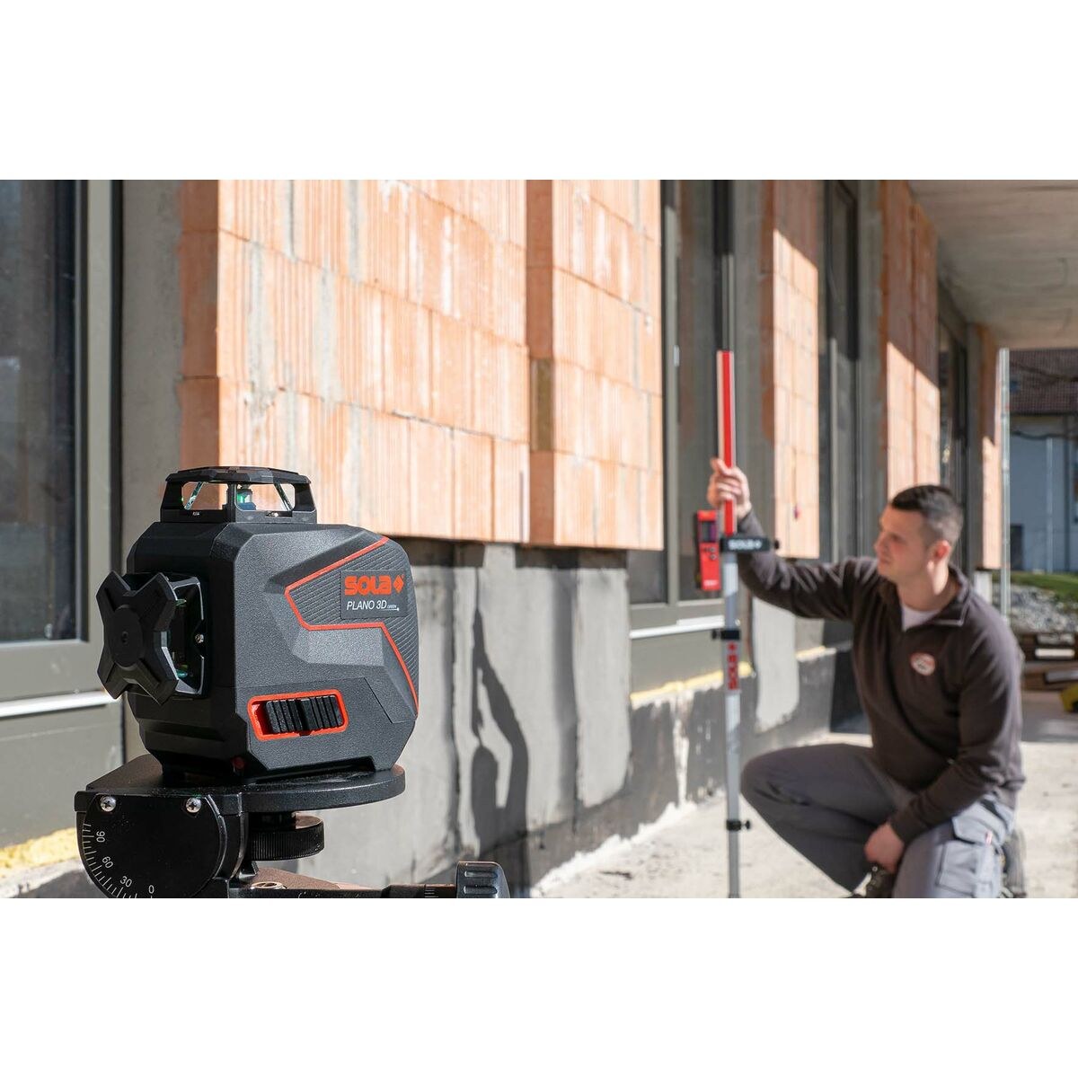 Line laser level 3D Green